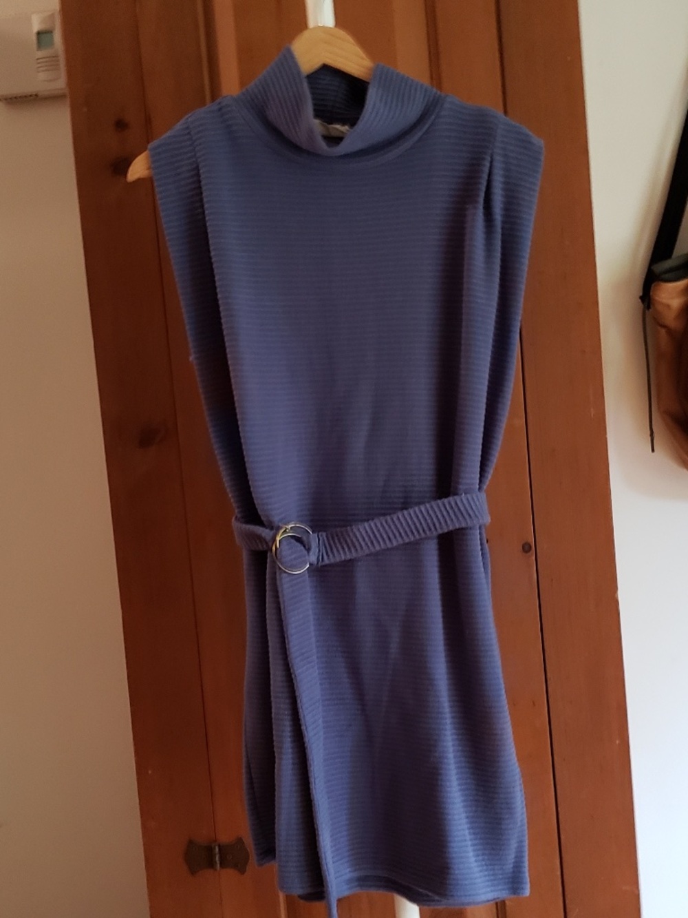 Blue belted Coklush dress
